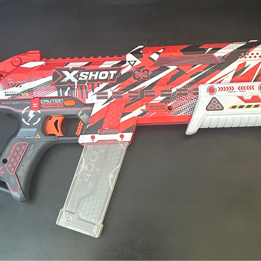 X-Shot Red & White Tactical Gel Blaster